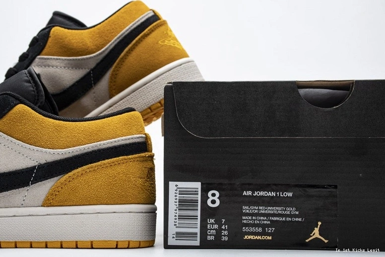 Low Sail Black  Gold 553558-127 1 University Jordan 1025